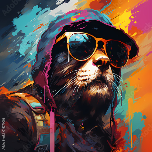 Illustration of an colorful...