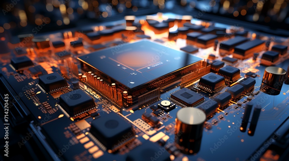 Abstract Technology - Electronic Products Creation Abstract Technology - Electronic Products Creation