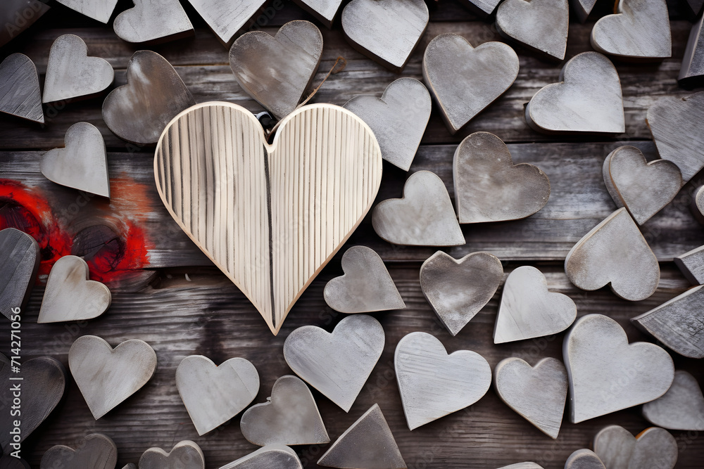 Obraz premium Rustic heart.
