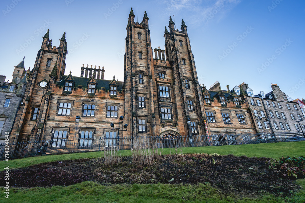 University of Edinburgh Scotland, January 1 2024.