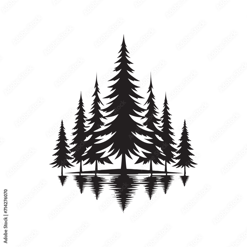 Enchanted Forest Allegro: Nature Silhouette - Pine Tree Silhouette Set Dancing in an Allegro of Enchanted Harmony - Pine Tree Vector - Nature Illustration
Enchanted Forest Allegro: Nature Silhouette - Pine Tree Silhouette Set Dancing in an Allegro of Enchanted Harmony - Pine Tree Vector - Nature Illustration