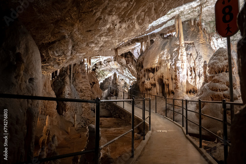 Foto Postojna cave walking way