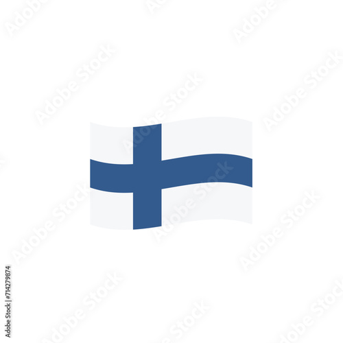 Flag of Finland Vector symbol