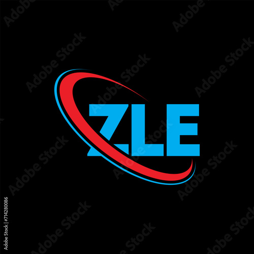 ZLE logo. ZLE letter. ZLE letter logo design. Initials ZLE logo linked with circle and uppercase monogram logo. ZLE typography for technology, business and real estate brand.
