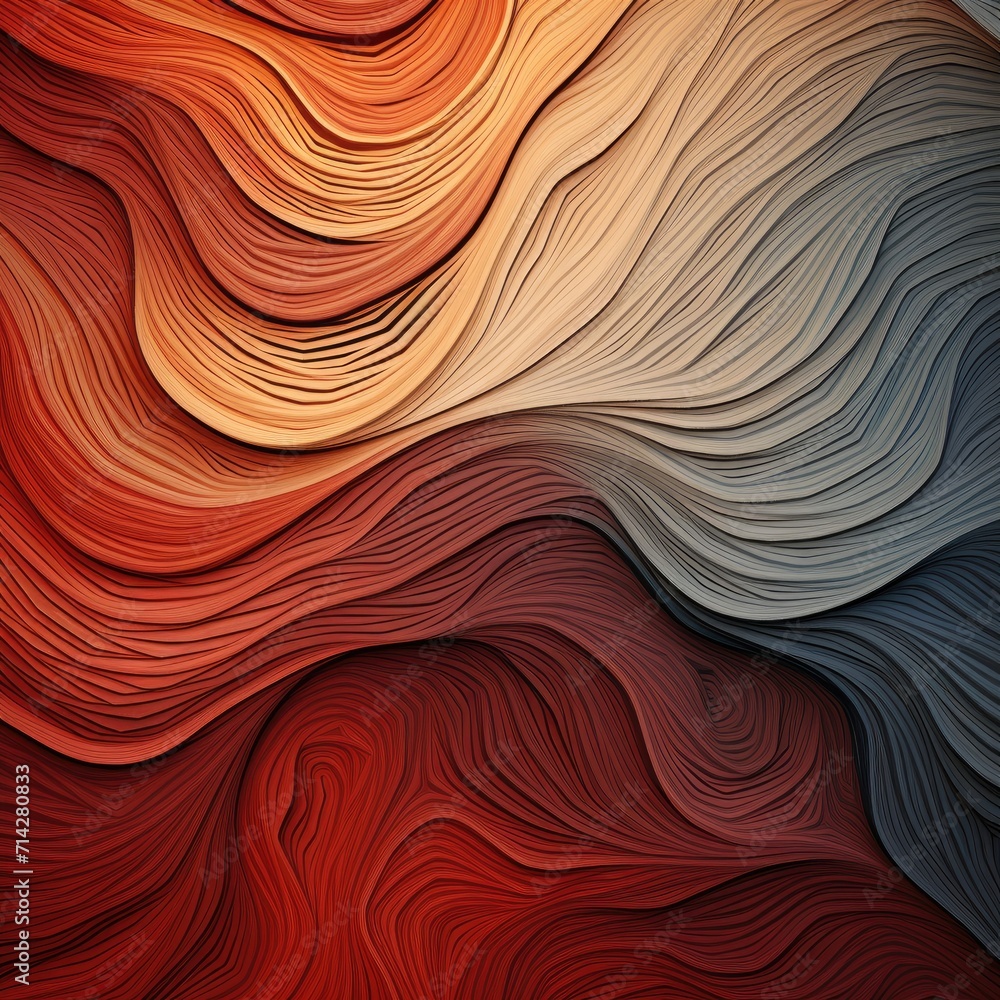 Abstract wavy background. Can be used for wallpaper, web page background, book cover. Image generated AI.