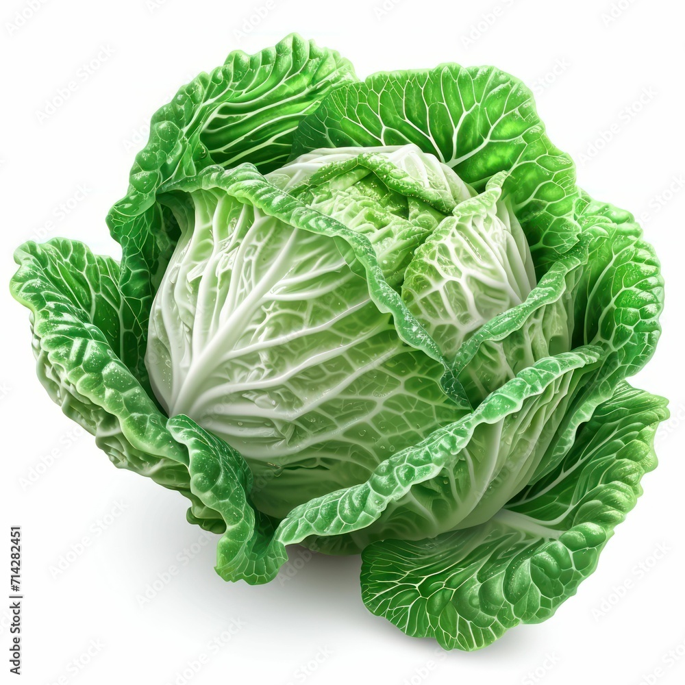 Fototapeta premium cabbage isolated on white background