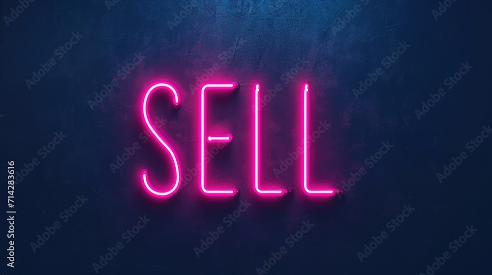 Sale Banner with with Modern neon Light Sale Banner with with Modern neon Light