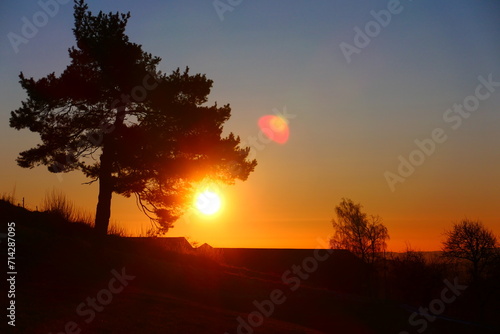 Sonnenaufgang in der buckligen Welt, Niederösterreich