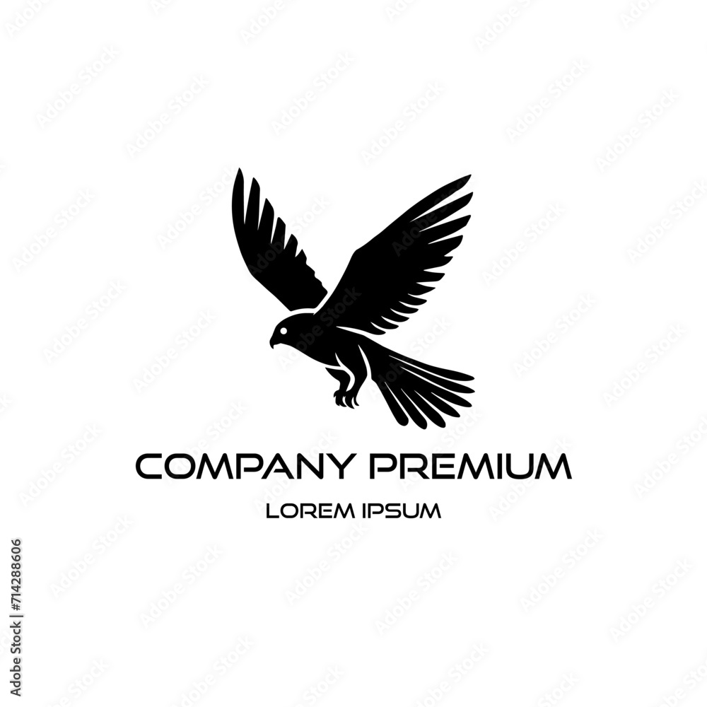 Obraz premium Modern eagle logo design vector