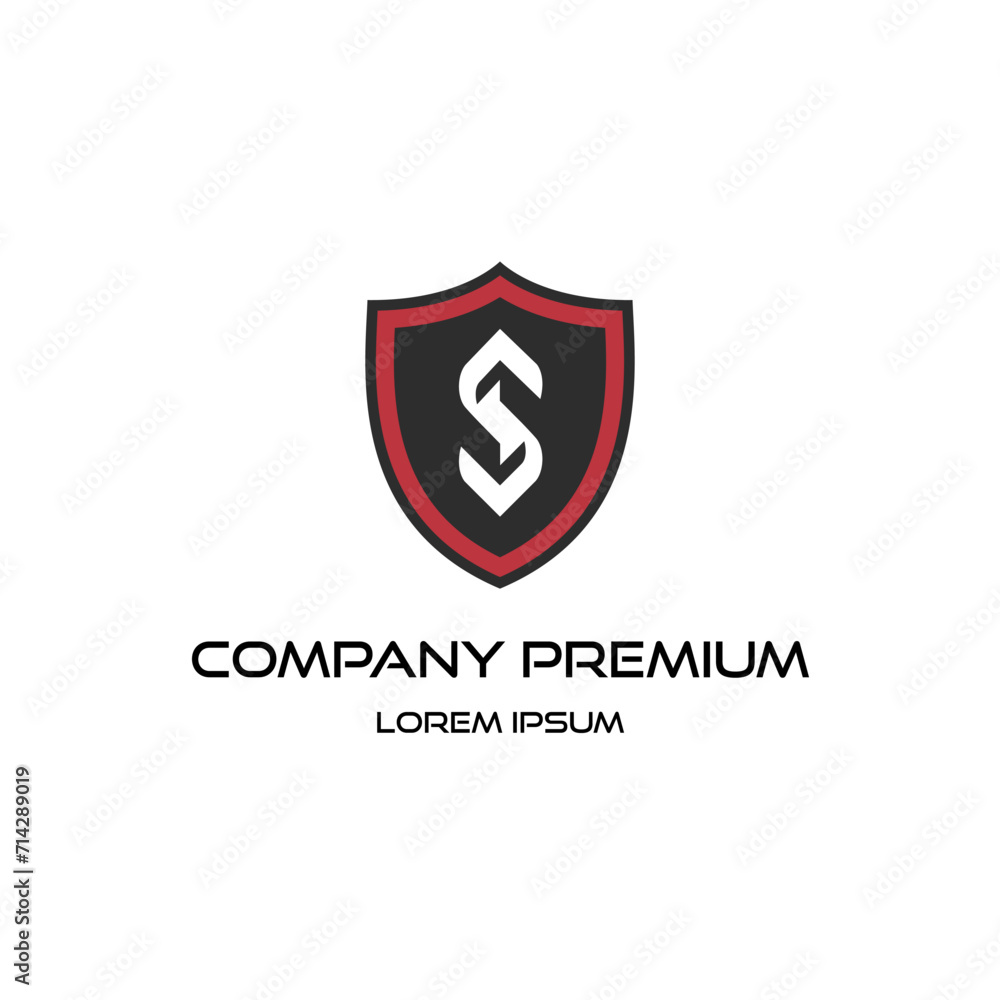 Shield Letter S Logo, Safe/Secure/Protection Logo Shield Letter S Logo, Safe/Secure/Protection Logo