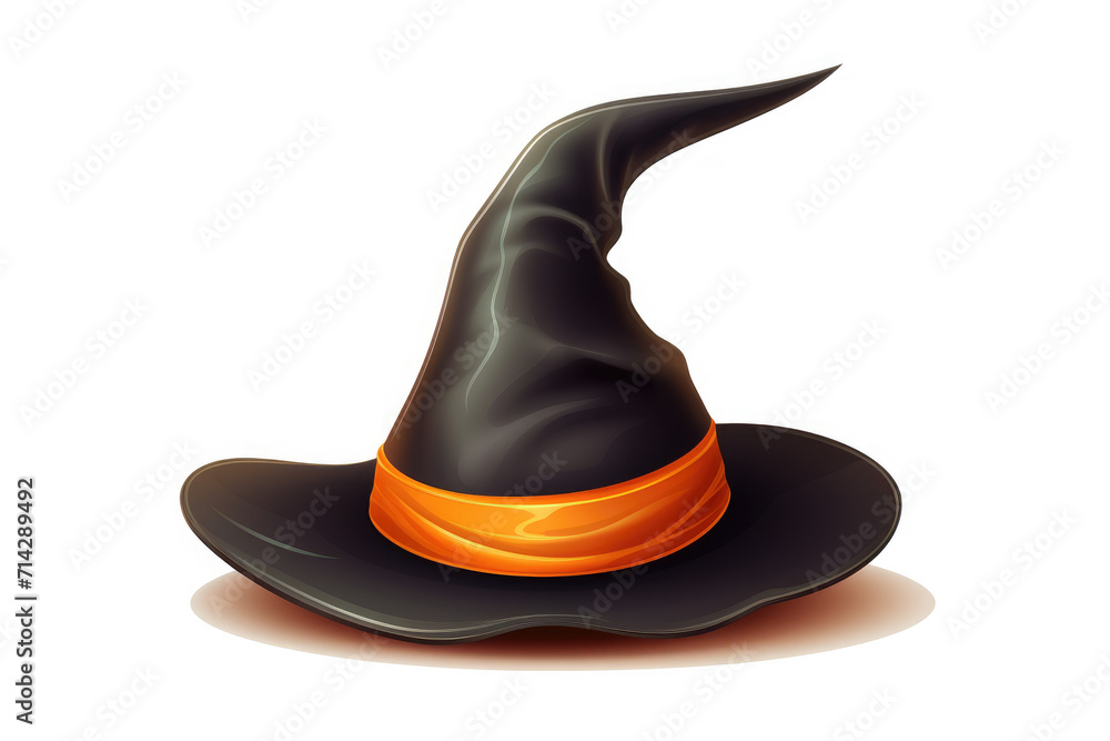 Witch hat isolated on white background Witch hat isolated on white background