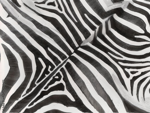 real zebra skin texture