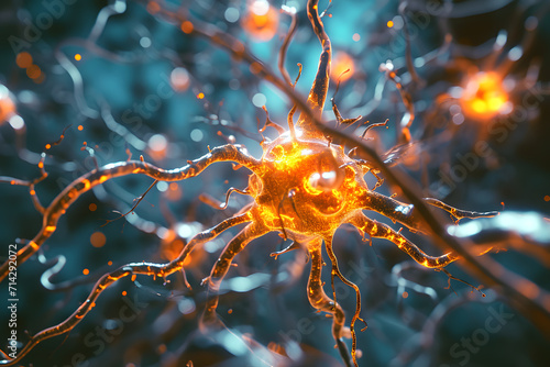 Exploring Human Astrocyte Cells Amidst Neurons - Generative AI