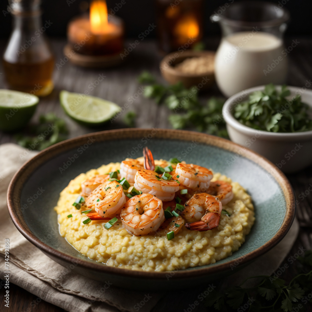 Cajun Shrimp and Grits - Spicy Southern Comfort Cajun Shrimp and Grits - Spicy Southern Comfort