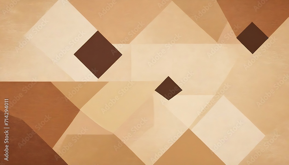 Abstract background beige and brown geometric art abstraction Abstract background beige and brown geometric art abstraction