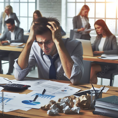 Worried Businessman photo