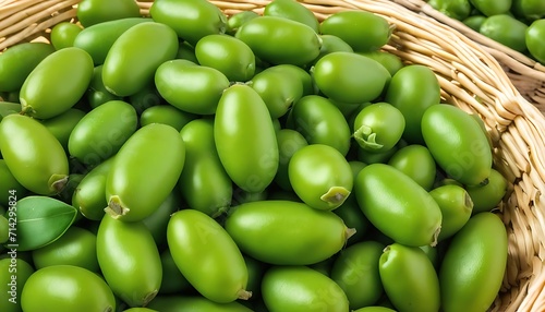 Green fava beans