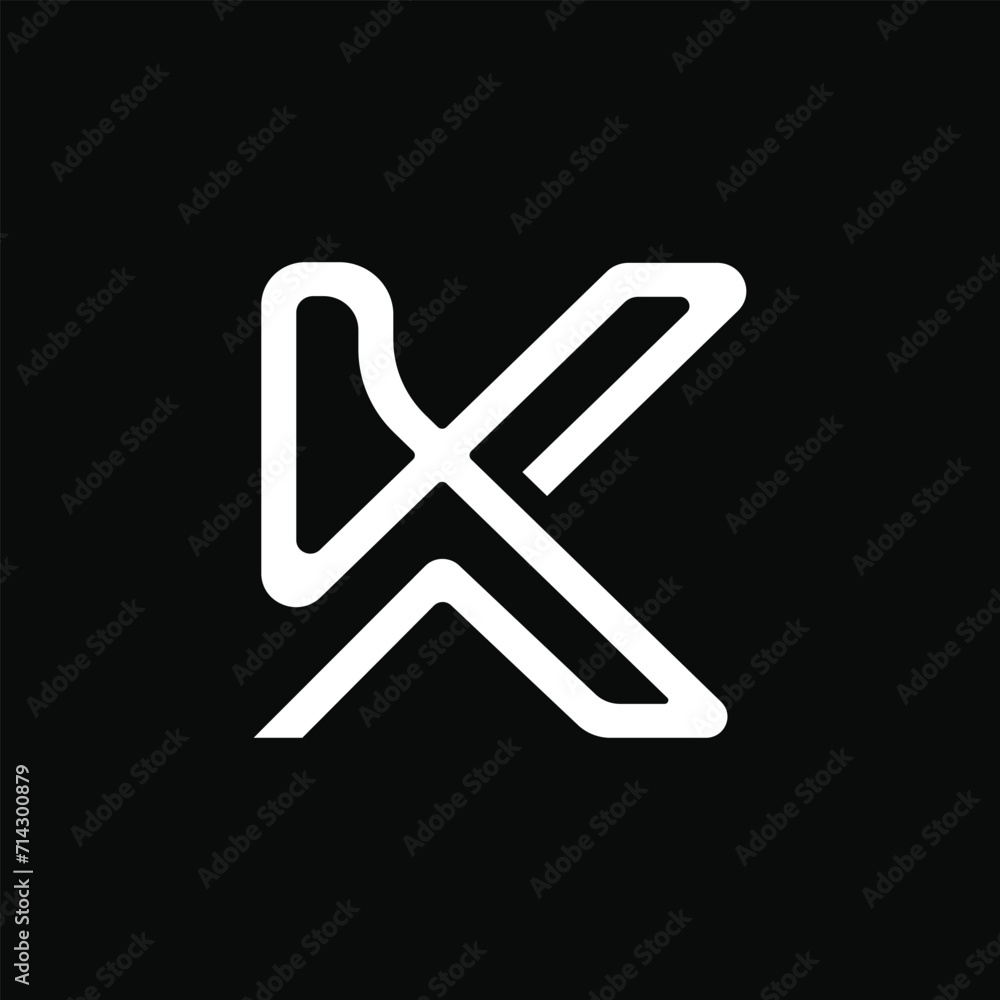 Letter K monogram, K logo design, Modern K logo Letter K monogram, K logo design, Modern K logo