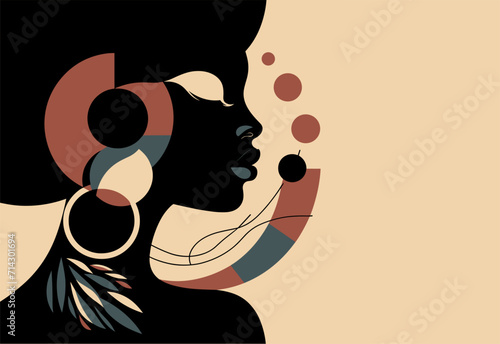 Artistic Minimalism Celebrating African Culture and Strength in Abstract Portraits