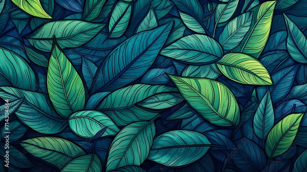 seamless background picture with leaf pattern, leaves, trees, tree branches seamless background picture with leaf pattern, leaves, trees, tree branches