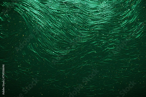 background concept made from green glitter paper