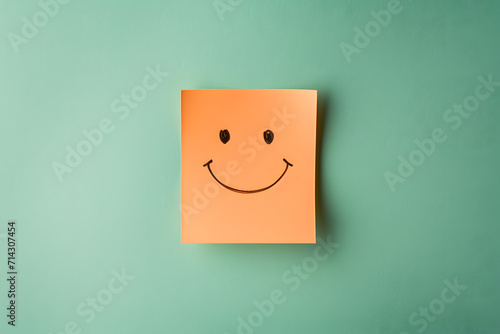 The Joyful Smile Note - Generative AI photo