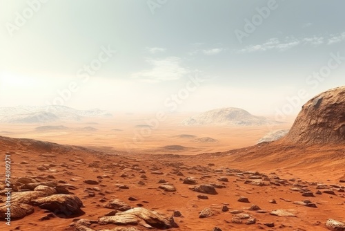 Highquality NASA photo of Mars surface.