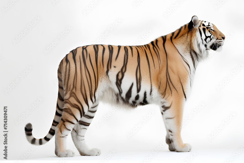Obraz premium white tiger isolated on white