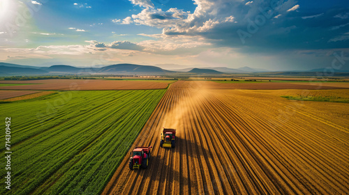 eavy machinery revolutionizes agriculture, enhancing efficiency and sustainability through advanced equipment for precision farming and increased crop yield photo