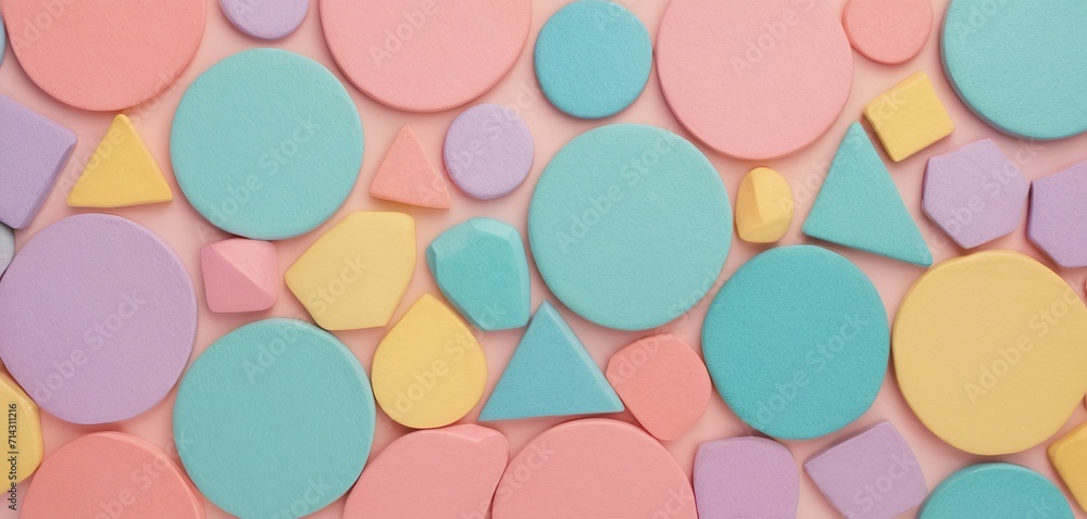 pastel colors shapes background pastel colors shapes background