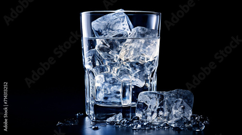 氷の入ったグラス