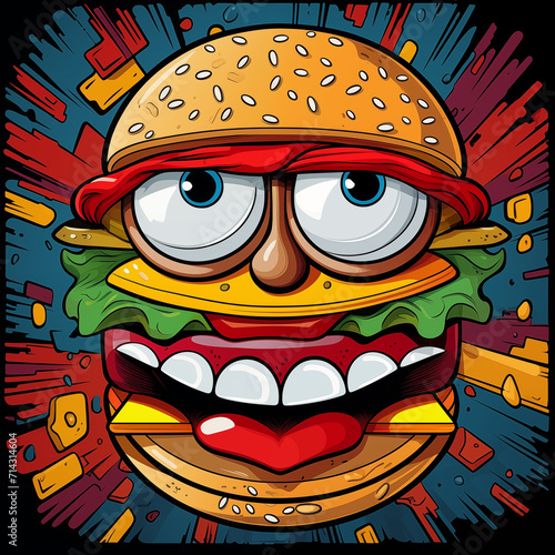 Burger illustration