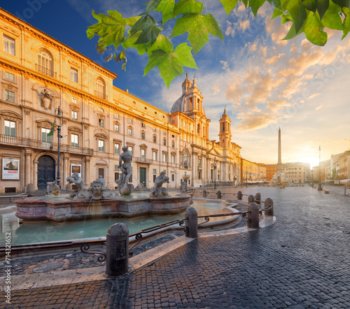 Piazza Navona, Rome. Italy photo