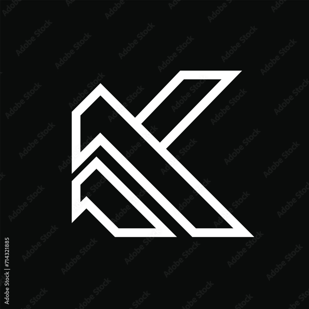 K letter logo, K monogram logo, modern K logo K letter logo, K monogram logo, modern K logo