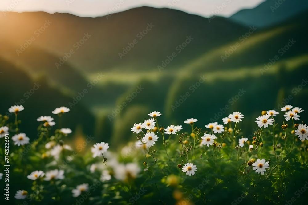 field of daisies