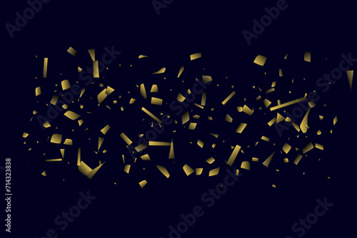 Fototapeta Naklejka Na Ścianę i Meble -  Abstract golden confetti. Decorative element. Luxury background for your design.