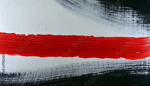 red line of paint on background