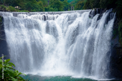 Shifen Waterfall in Pingxi District, New Taipei City. photo