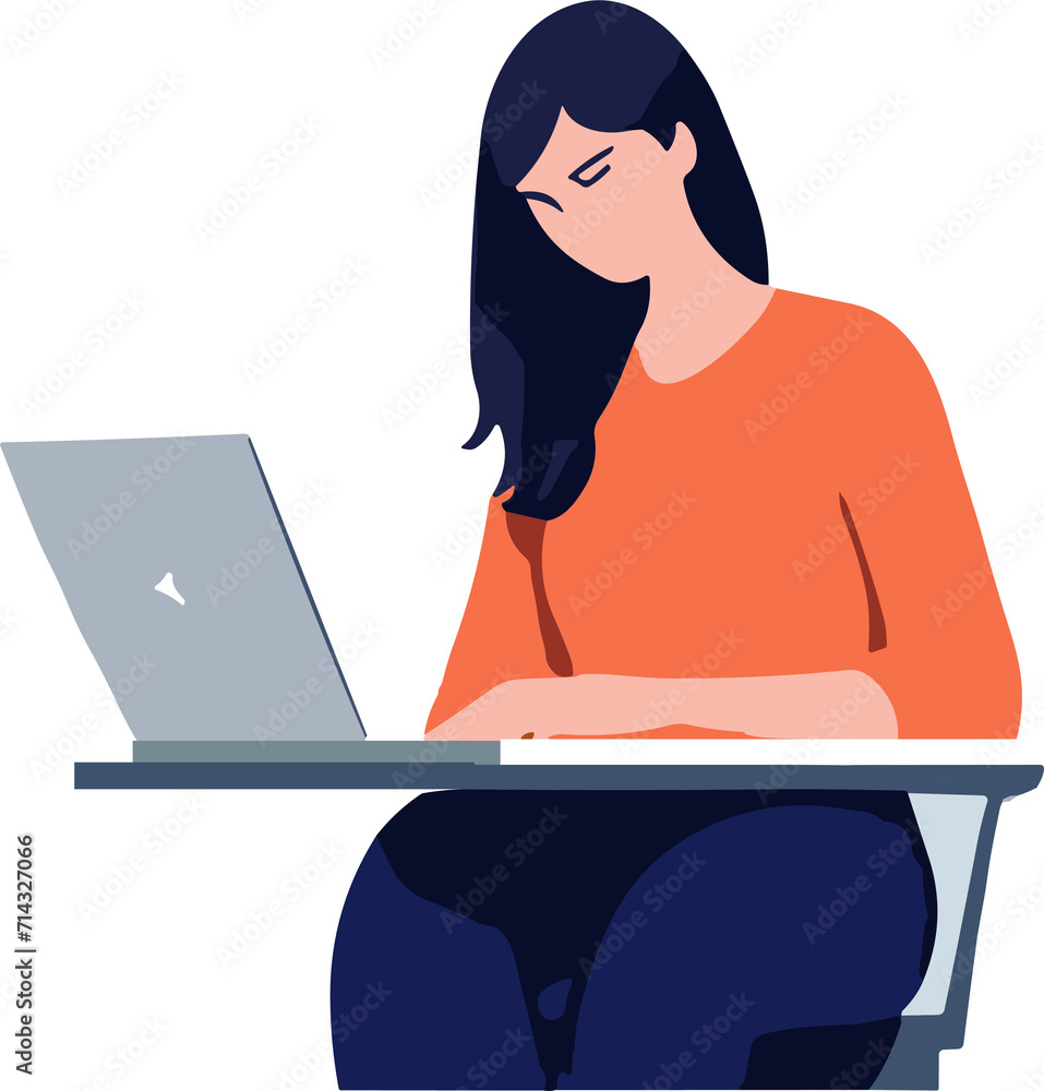 woman working on laptop fir ui design woman working on laptop fir ui design
