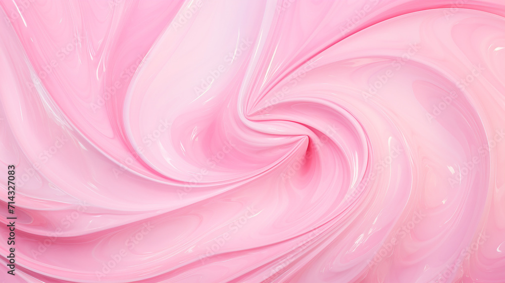 Obraz premium Abstract background with swirl and smooth lines, pink color. Twirling vortex, abstract spiral