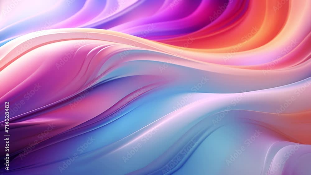 Abstract Gradient Seamless Looped Animation Background. flowing Fluid Silk waves. Satin texture, gradient. neon bright colors animated stock footage. live Wallpaper, Liquid beautiful backdrop Abstract Gradient Seamless Looped Animation Background. flowing Fluid Silk waves. Satin texture, gradient. neon bright colors animated stock footage. live Wallpaper, Liquid beautiful backdrop