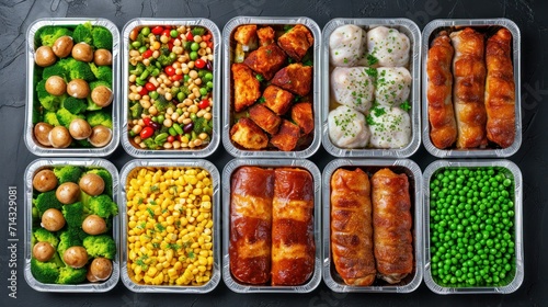 Meal Prep Mastery: A Balanced Diet Array