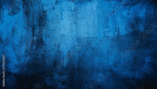 abstract blue background dark blue grunge background rough grainy concrete wall surface texture deep blue concrete backdrop photo