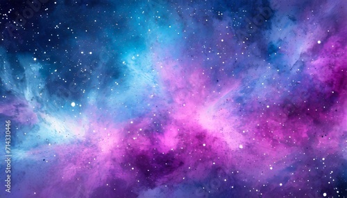 pink purple blue nebula sparkles on background galaxy like wallpaper illustration clipart © Marcelo