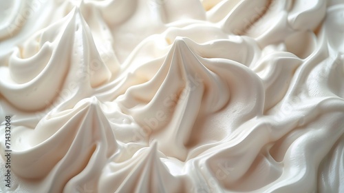 Photographie Close up whipped cream