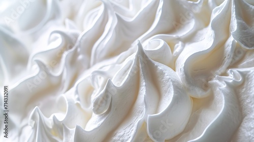 Close up whipped cream