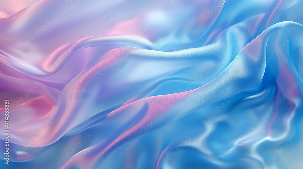 Blue silky background Blue silky background