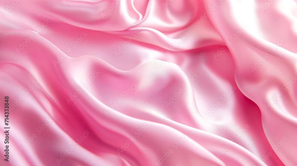 Fototapeta premium Pink silky background