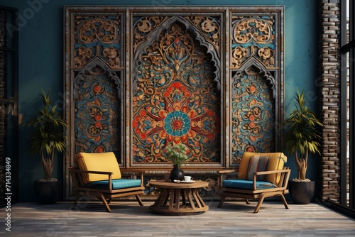 Showcase wall decor that draws inspiration from different cultures and traditions around the world. Capture the vibrant colors, intricate patterns, and unique styles that add a global flair to the spa