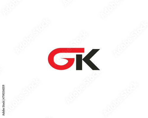 Free Download letter GK and kg logo design  - GFXLoad